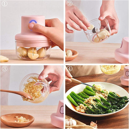 Zrivenox Kitchen – USB Rechargeable Mini Food Chopper