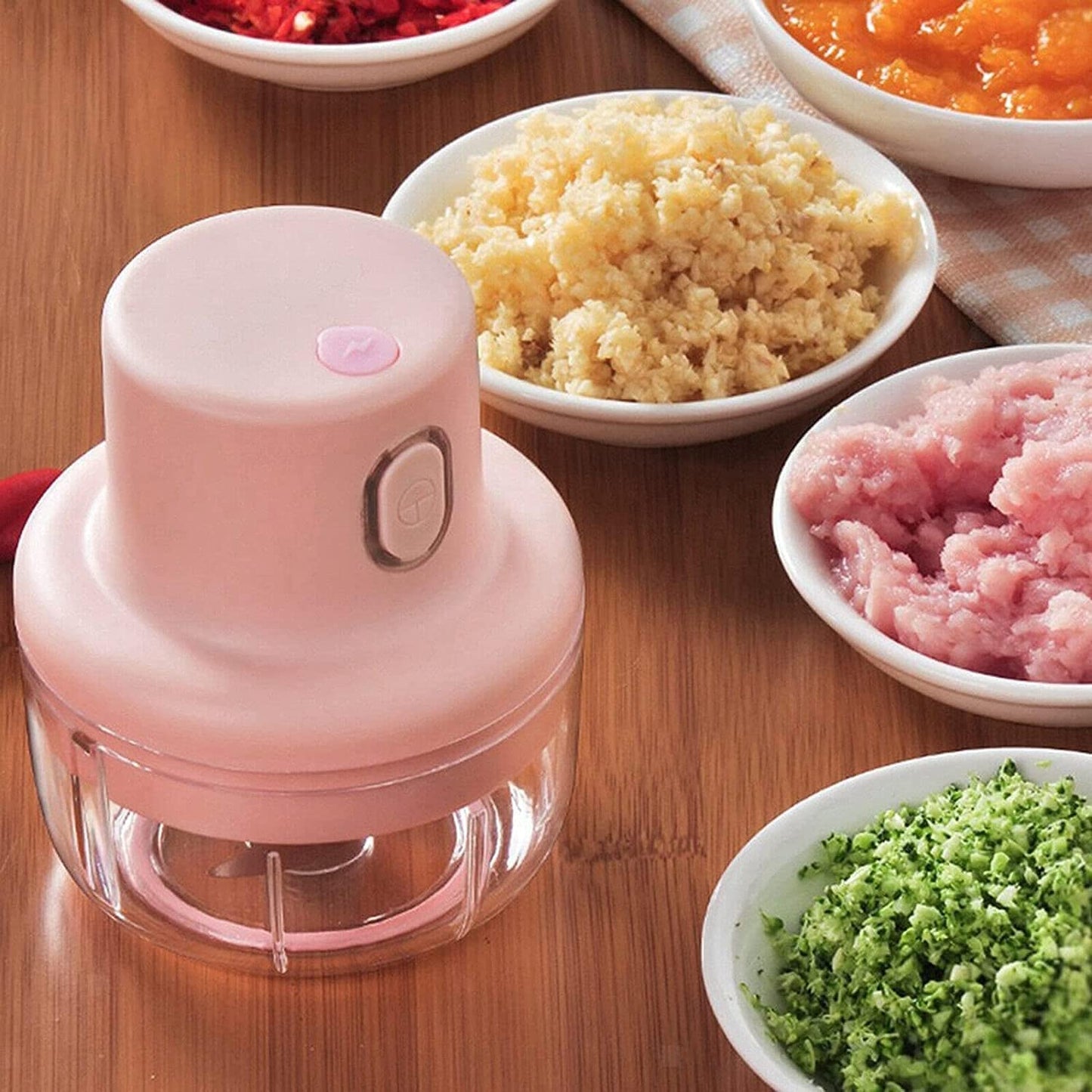 Zrivenox Kitchen – USB Rechargeable Mini Food Chopper